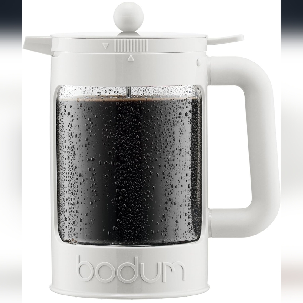Bodum White French Press Coffee Maker